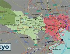 Image result for Tokyo Japan Map
