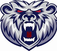Image result for Grizzlies Baseball Team Who Has a Bear On the Bat with a Blue Hat