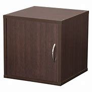 Image result for Black Cube Storage with Doors