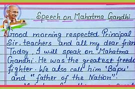 Image result for Mahatma Gandhi Speech