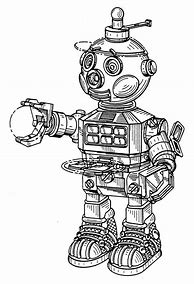 Image result for Old Robot Drawing