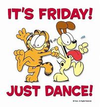 Image result for Garfield Happy Friday Clip Art