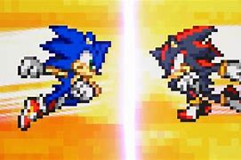 Image result for Sonic vs Shadow Sprite