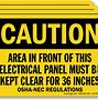 Image result for Electrical Panel Labels