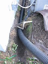 Image result for Perforated Foundation Drain Pipe
