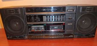 Image result for Vintage Sanyo C333 Boombox