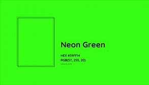 Image result for Neon Green Color ID