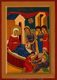 Image result for Icon Leap for Joy Virgin Mary