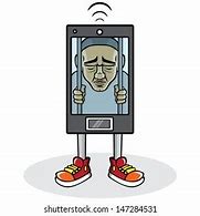 Image result for Phone Locked Cartoon Image