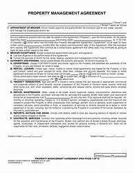 Image result for Property Management Agreement Contract