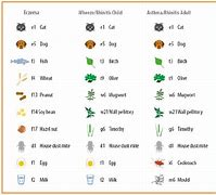 Image result for Food Allergy Test Results Chart