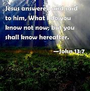 Image result for John 13:7