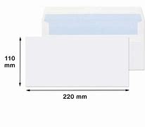 Image result for White Envelopes 11Cmx23cm