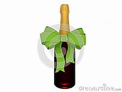 Image result for Champagne Bottle with Yellow Bow