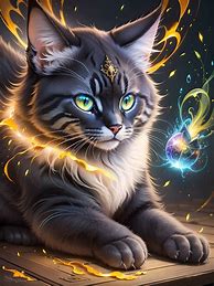 Image result for Magic Cat Art