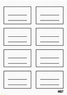 Image result for 3X5 Card Template Microsoft Word