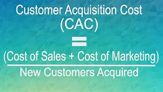 Image result for Cost of Customer Acquisition