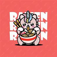 Image result for Unicorn Eating Noodles