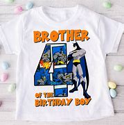 Image result for Batman Birthday Shirt