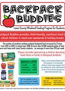 Image result for Backpack Food Program Clip Art