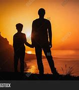 Image result for Father Son Silhouette Holding Hands