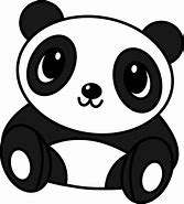Image result for Panda Face Drawing