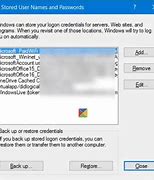 Image result for Stored Passwords On Windows 10