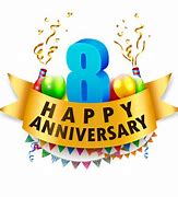 Image result for Happy 8th Anniversary Calligraphy
