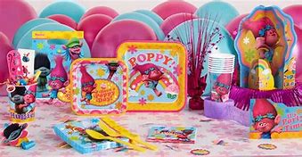 Image result for troll parties supplies