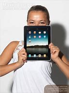Image result for Girl Holding iPad