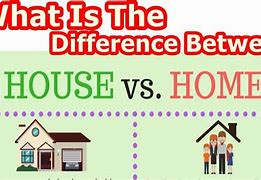 Image result for Difference Between House and Home