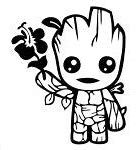 Image result for Drawings of Baby Groot