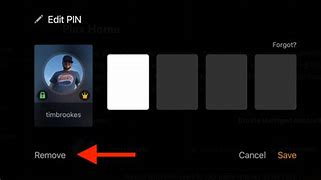 Image result for Plex Remove Pin Code