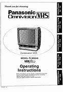 Image result for Panasonic Omnivision VHS TV