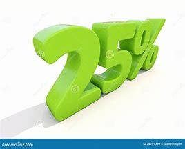 Image result for 25 Percent
