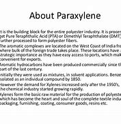 Image result for Paraxylene Uses