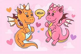 Image result for Dragon Couple Drawing