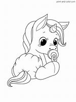 Image result for Baby Unicorns to Print