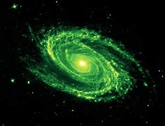 Image result for Galaxy Green Stars Space