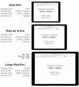 Image result for All iPad Sizes