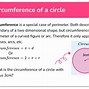 Image result for Circumference of a Circle Graphic