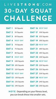 Image result for 30-Day Squat Challenge Healthy Fit for Women