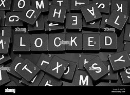 Image result for Locked Word Photo