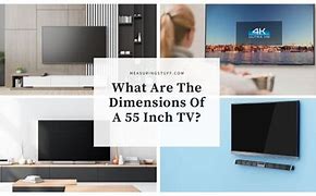 Image result for How Big Is 55 Inches
