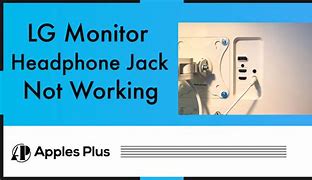 Image result for LG Monitor Headphone Jack
