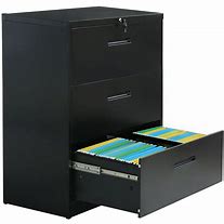Image result for 3 Drawer Locking File Cabinet
