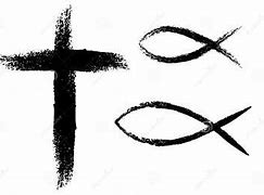 Image result for Cross and Fish Hook