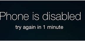 Image result for iPhone Disabled Times