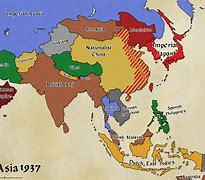 Image result for Asia Map Before WW2