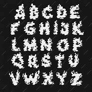 Image result for Smoke Bubble Letters